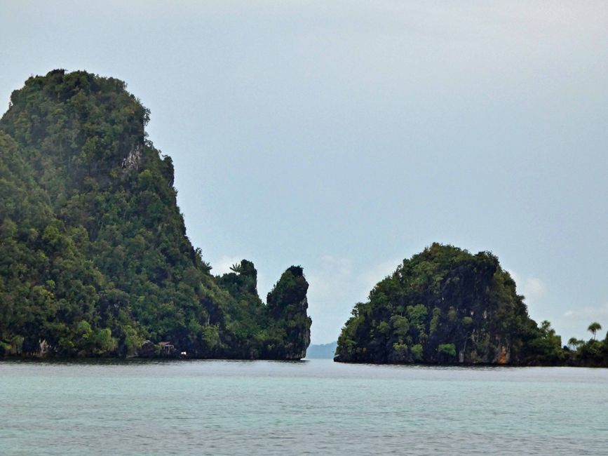 Misool, Nuova Guinea occidentale, Indonesia, escursione in Zodiac