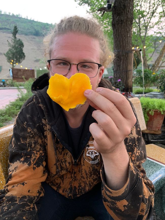 Liebe zu getrockneter Mango 