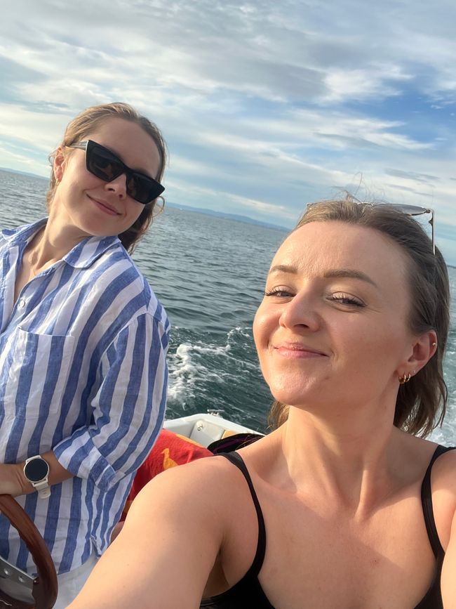 Boat selfie