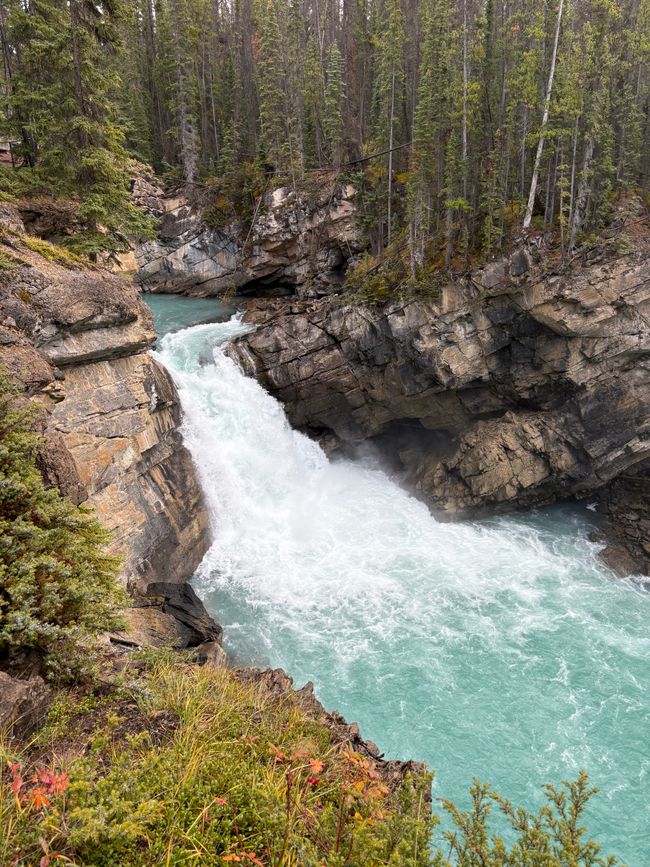 Tag 12 - 🏔️ Wasserfälle, Wetterkapriolen & Wellness – ein (fast) perfekter Tag in Jasper