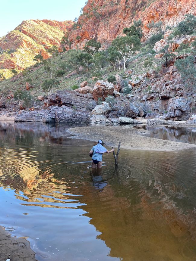Wasserdurchquerung