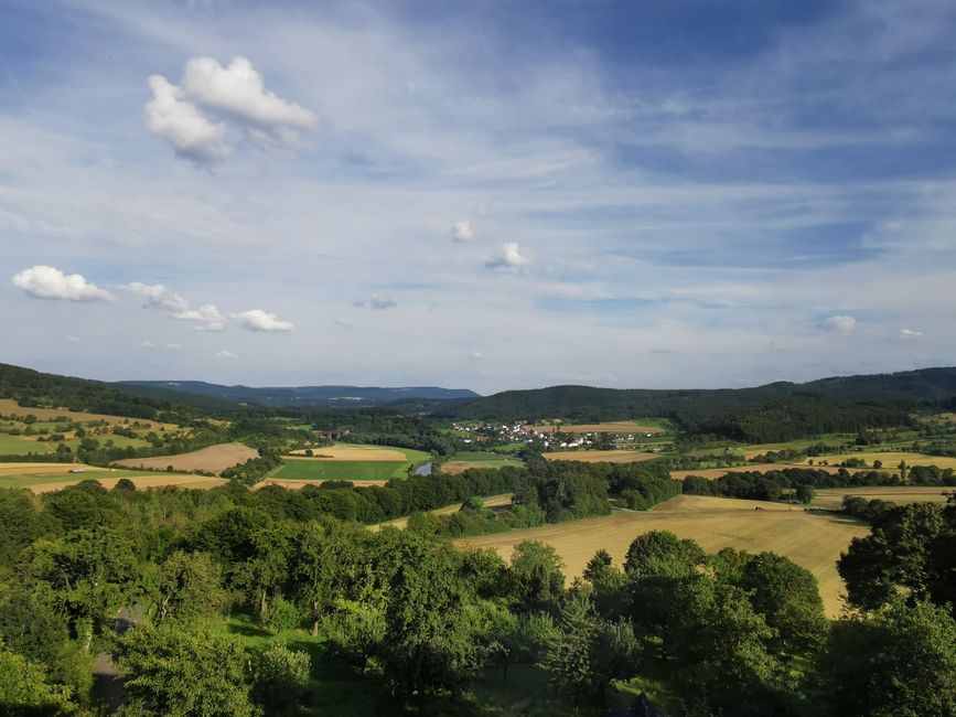 Ausblick aus unserem Zimmer