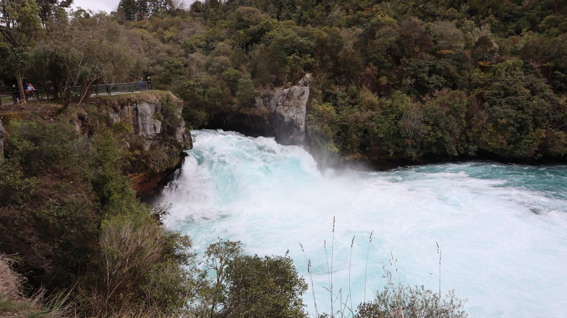 Huka Falls - Das Wort Huka bedeutet auf Maori soviel wie "Schaum"
