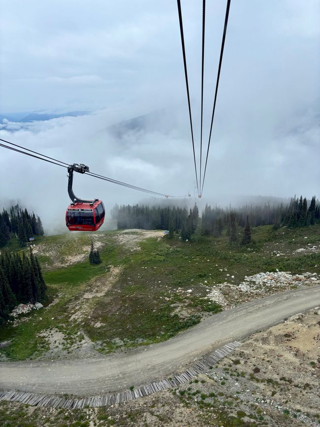 Peak2peak Gondola zum Blackomb Mountain 