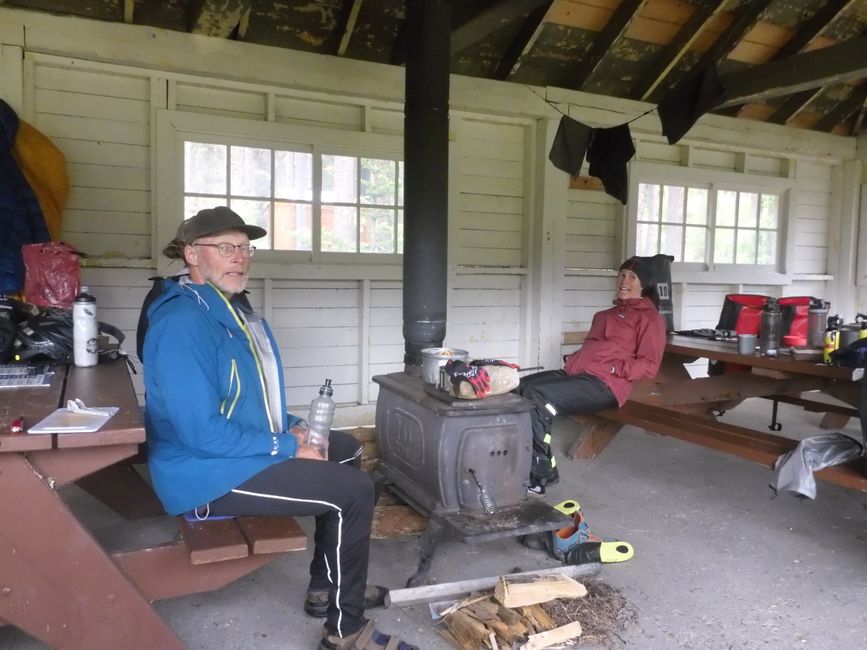 Avec 3 autres dans le refuge