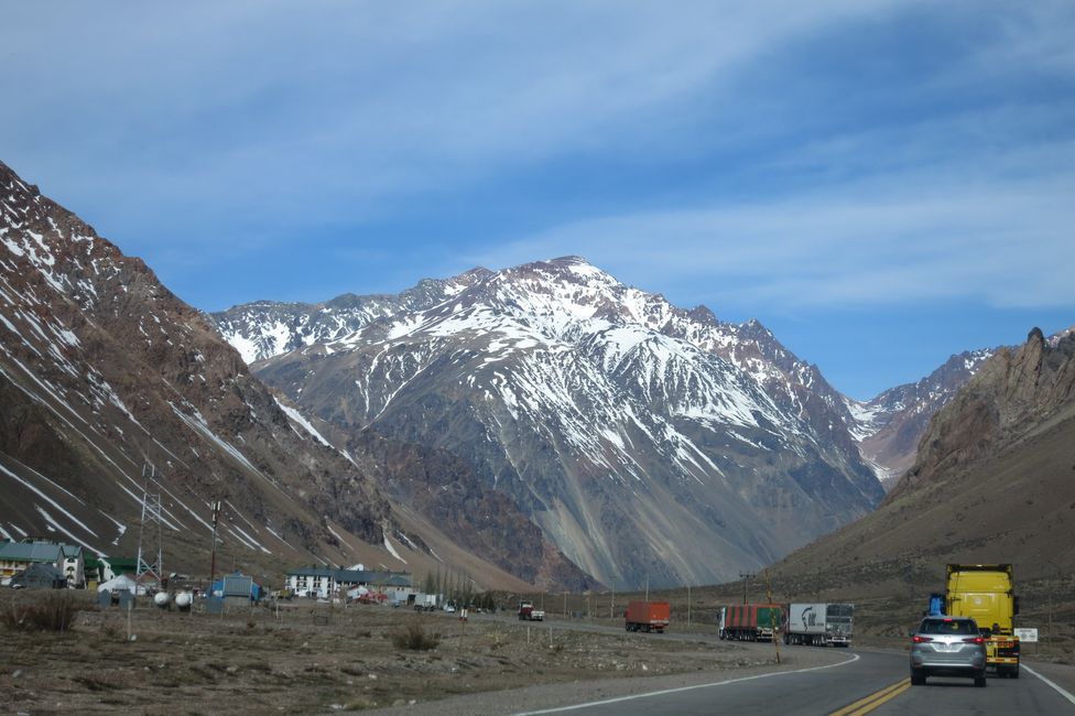 Viaje por carretera al Aconcagua