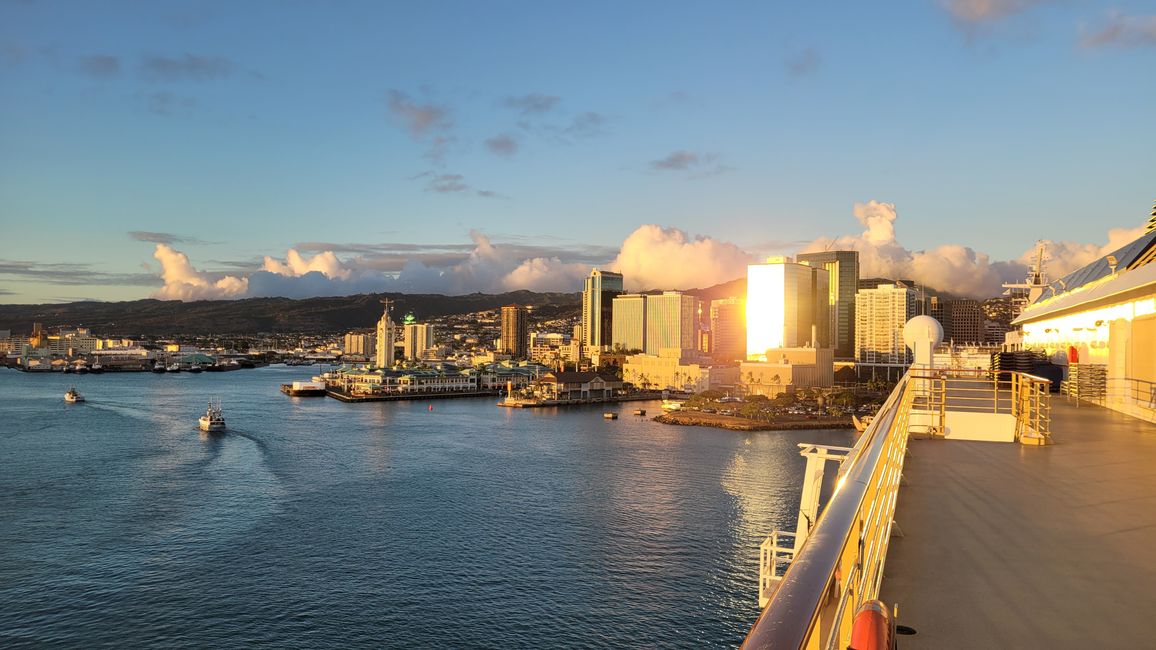 última vista de Waikiki ...