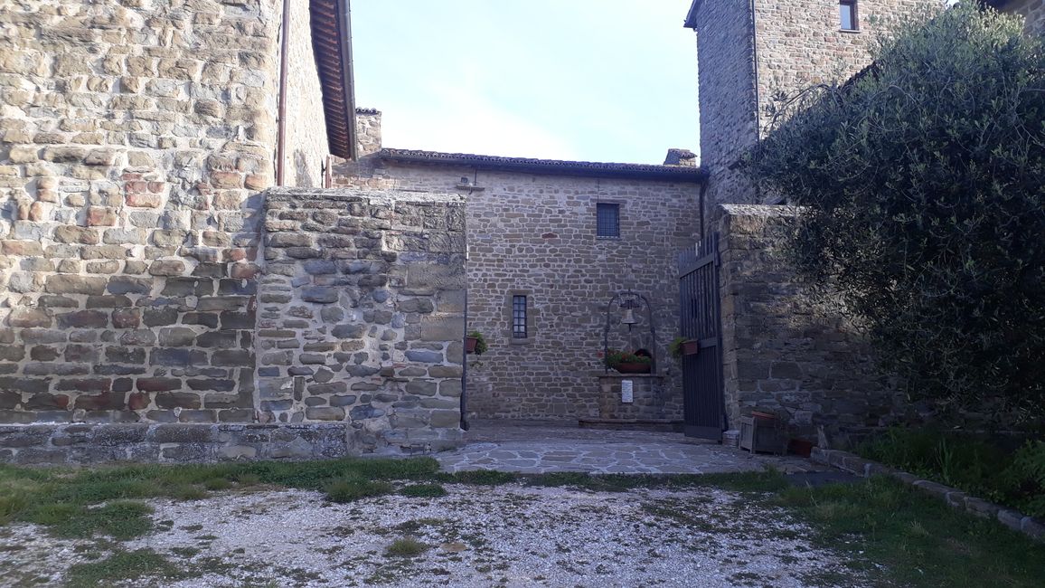 The entrance to the Eremo di San Pietro