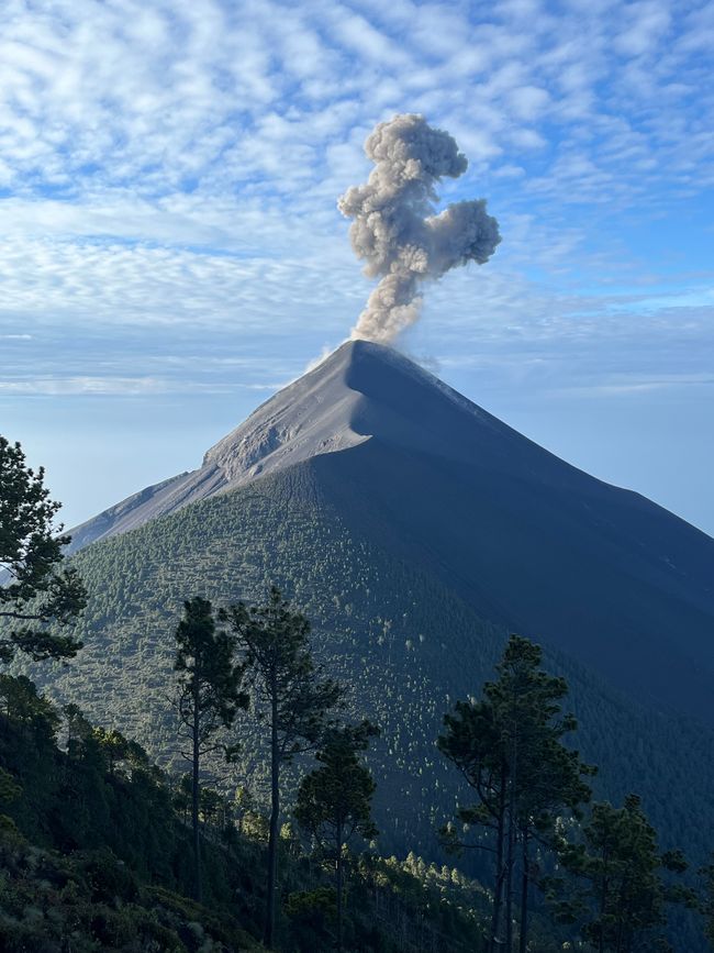 Der Blick am nächsten Morgen