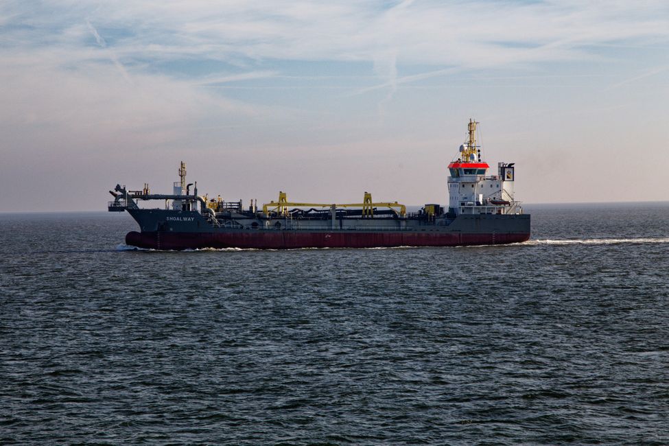 Weit draussen auf offener See