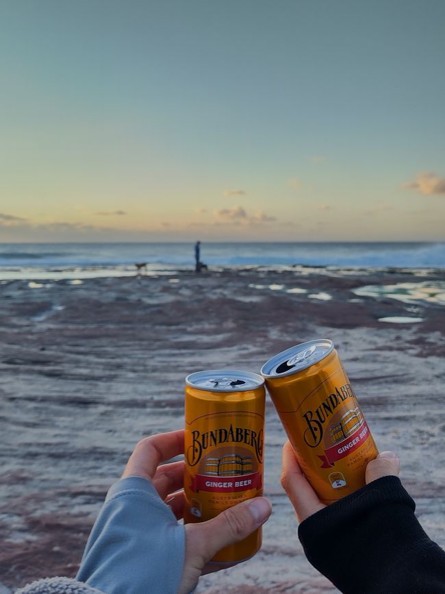 Bundaberg para la cena en Jakes Point 