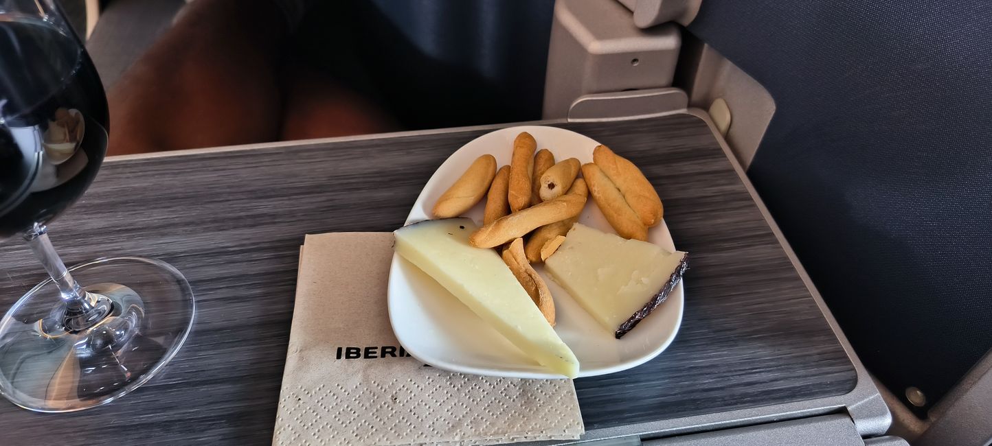 Appetizer im Flugzeug 