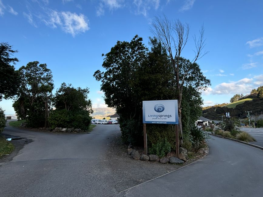 Access road to the main building