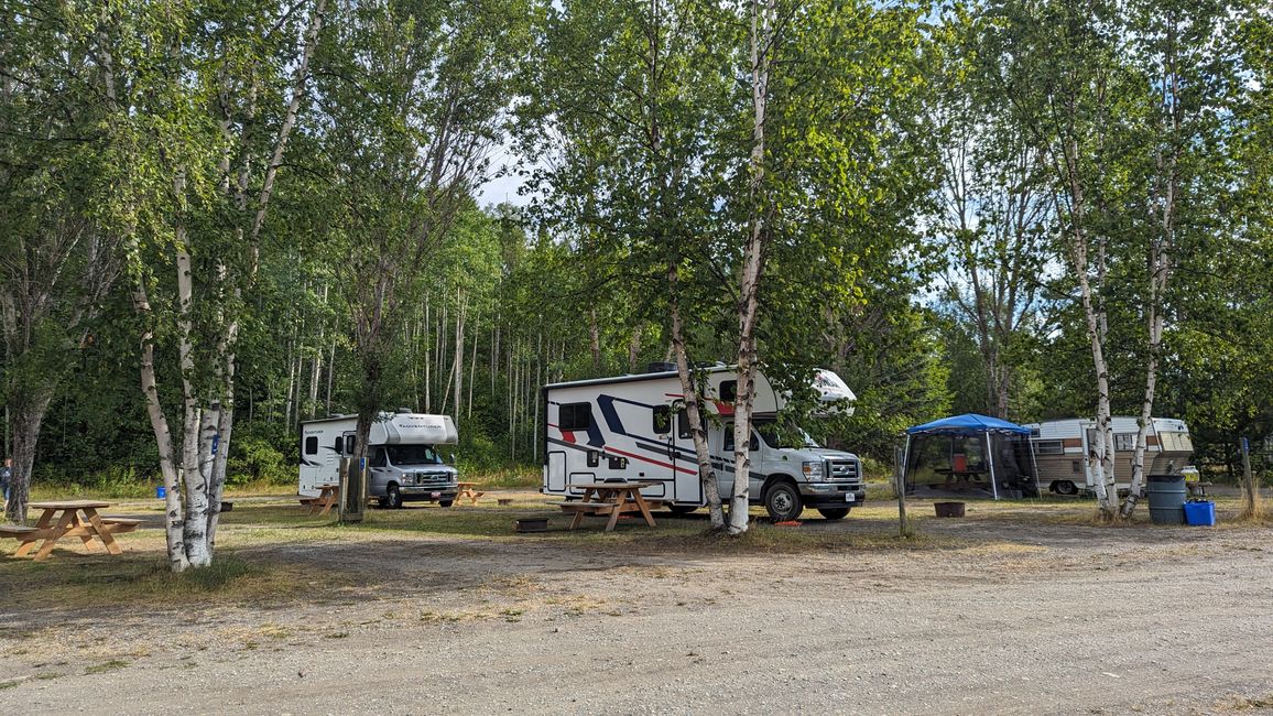 Campamento en el río Kitwanga, Sitio 12