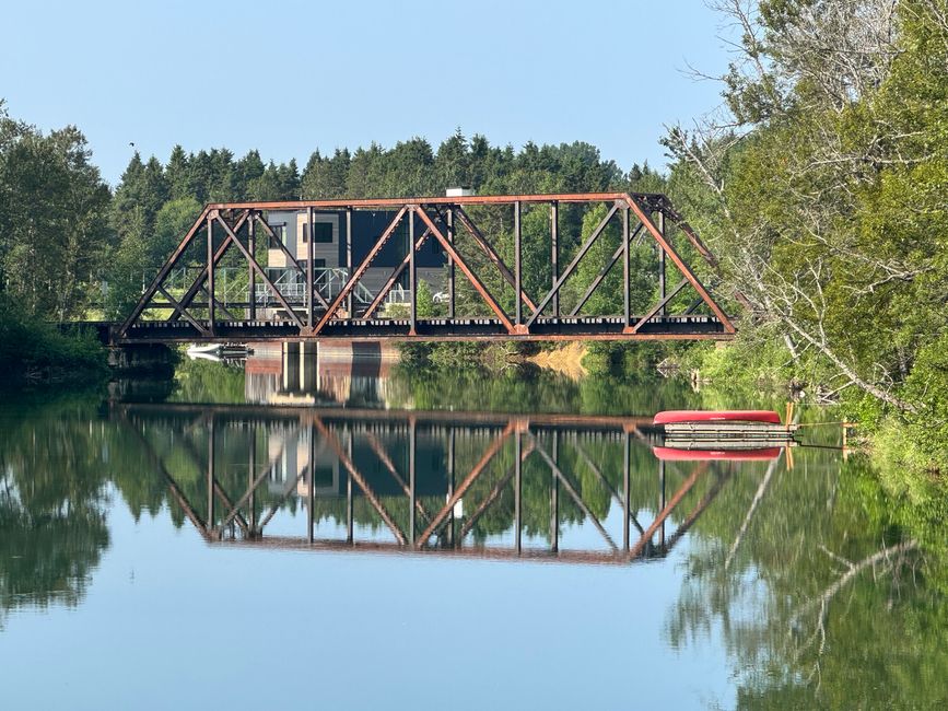 Die Eisenbahnbrücke von gestern 