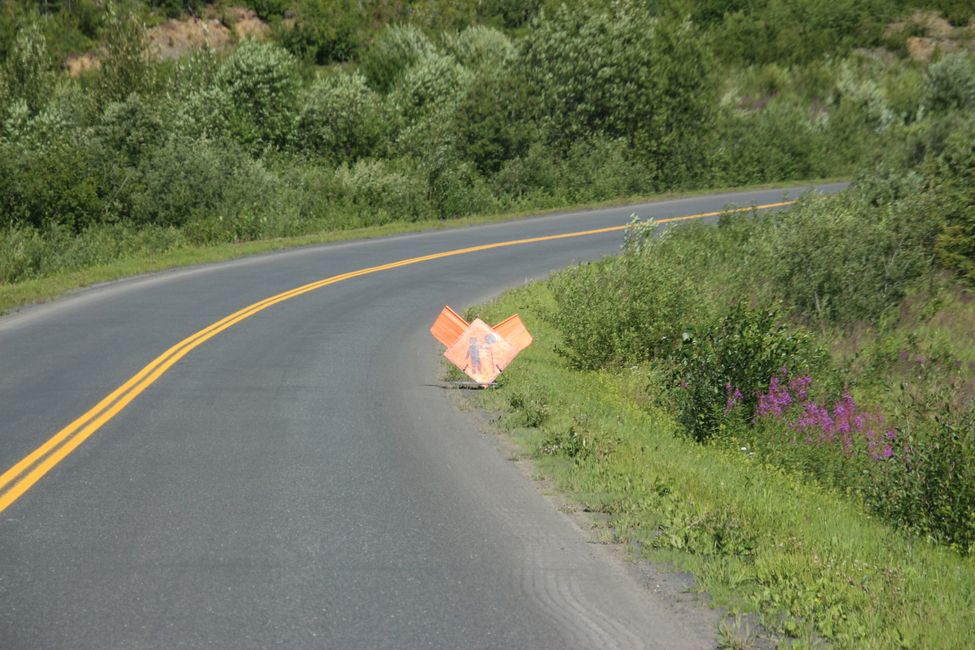 Autopista Stewart-Cassiar - Trabajo en la carretera