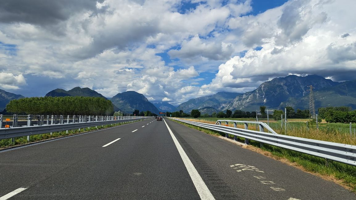 Landschaft hui Fahren langweilig 