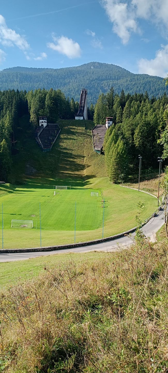 Ski jump from the 1956 Olympics - now a memorial