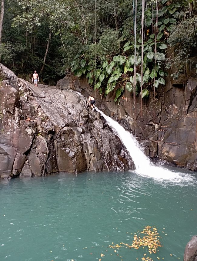 Erfrischung im Dschungel und an einem der schönsten Strände von Guadeloupe