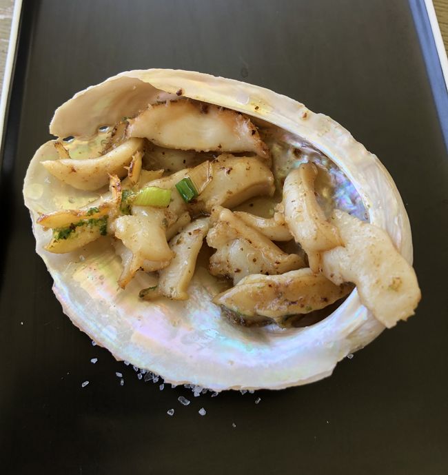 Abalone grigliate con burro allo zafferano ...