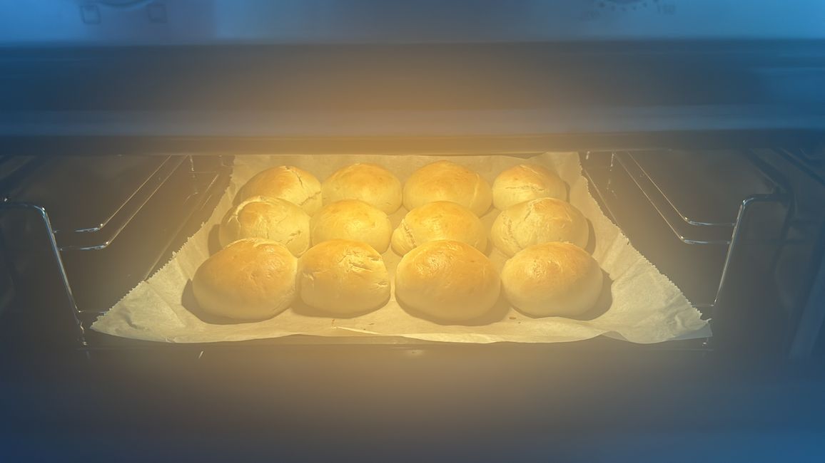 Am backen/ baking