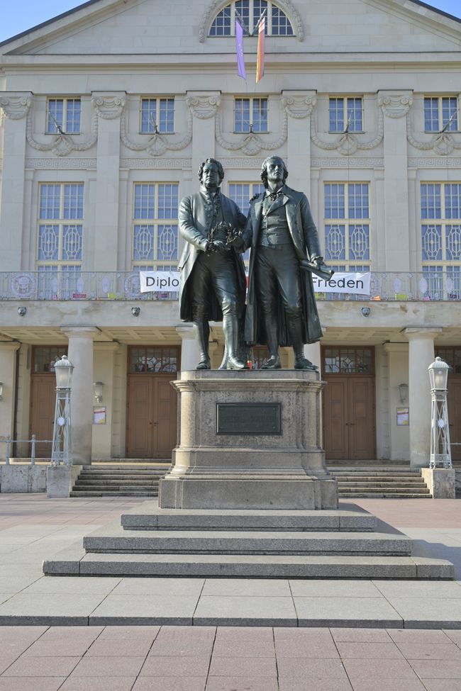 Wo Schiller und Goethe wohnten und warum Weimar Berlin ausgestochen hat…