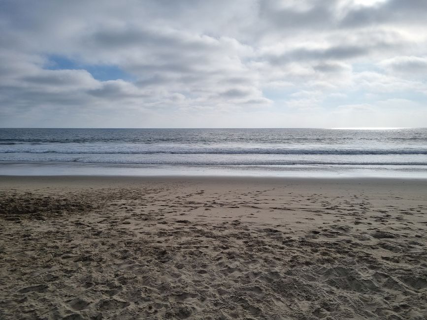 Kalifornien 2025, Tag 14, On the Road (Las Vegas - Los Angeles) und Dockweiler Beach zum Zweiten