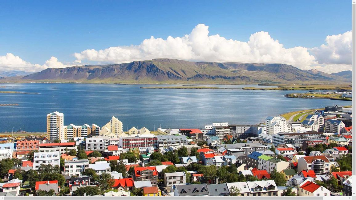 Reykjavík, wenn es schönes Wetter wäre