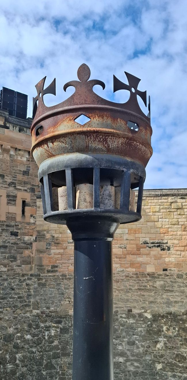 Eine der Fackeln von gestern, Durchmesser ca 50cm