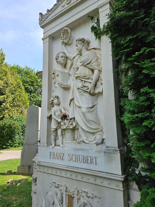 Das Grab von Franz Schubert 