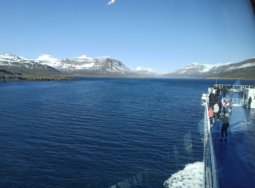 Ankunft in Island
