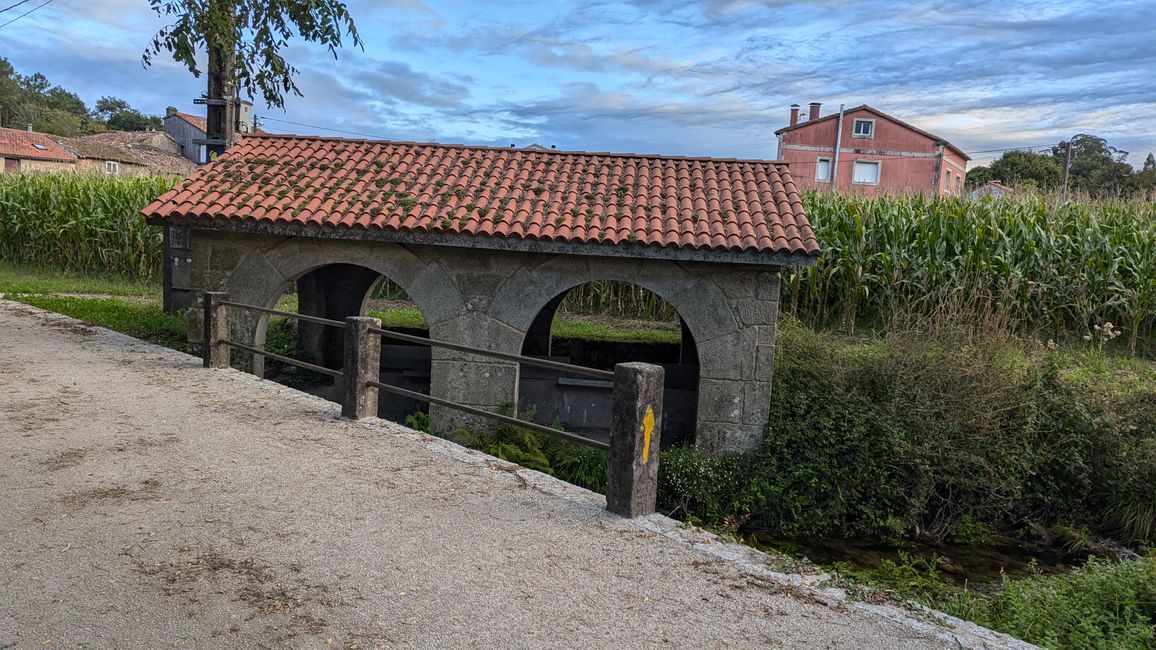 Thirteenth stage on the Camino Portugues from Padron to Santiago de Compostela