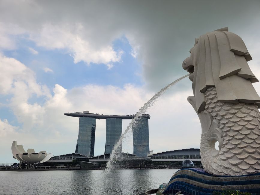 Zweiter von drei Tagen Singapur