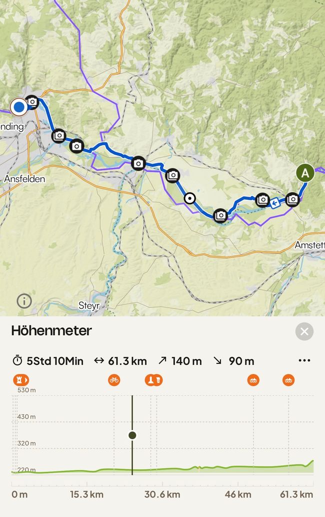 16 nach Linz