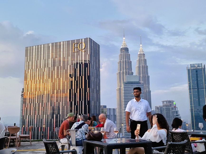 Helipad bar. Former helicopter landing pad