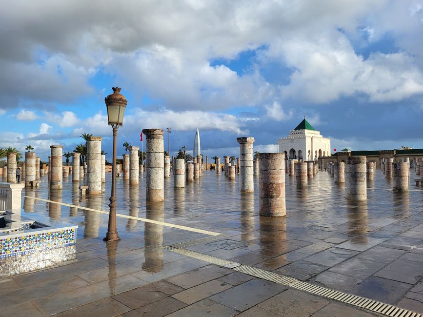 Mausoleo de Mohammed V.