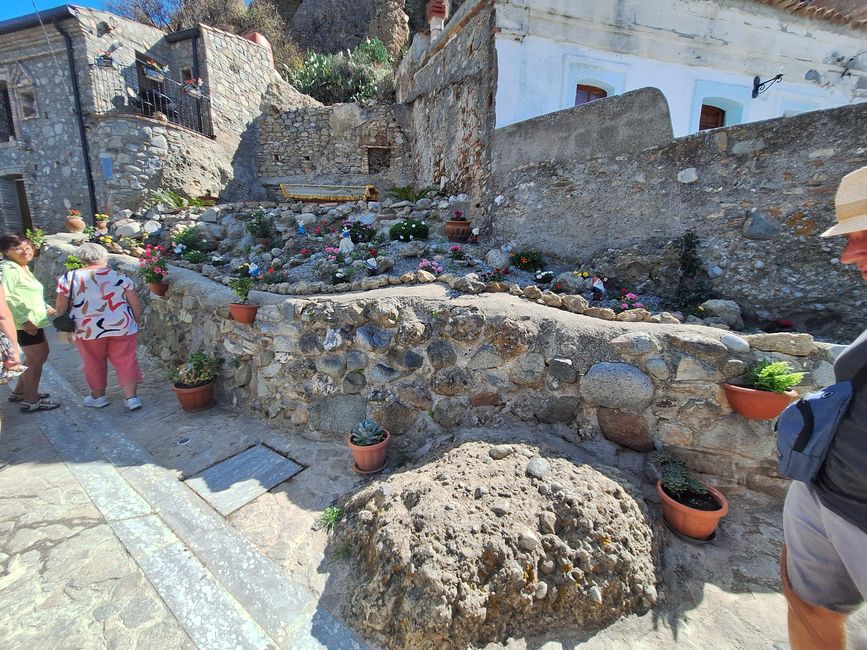 View from above to the sea