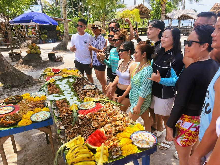 Lunchbuffet, Insel Daku