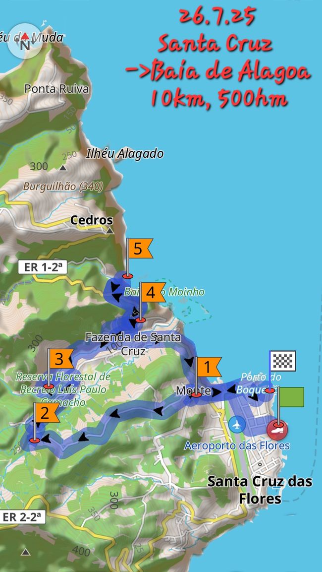 26.7.25 Santa Cruz Wanderung zum Baja Alagoa