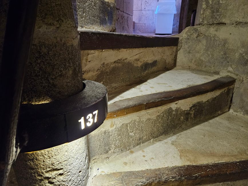 137 gradini fino alla terrazza panoramica della cattedrale