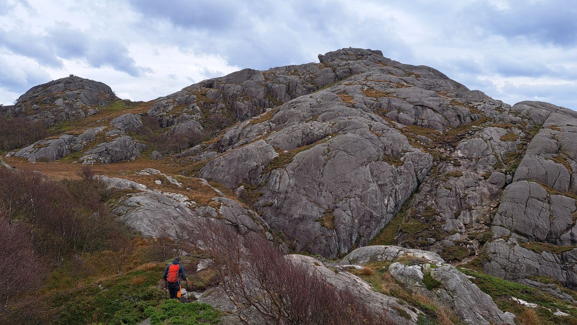 Aufstieg zum Brufjellet