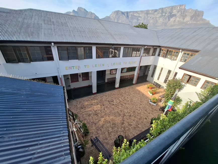 Inside of the school