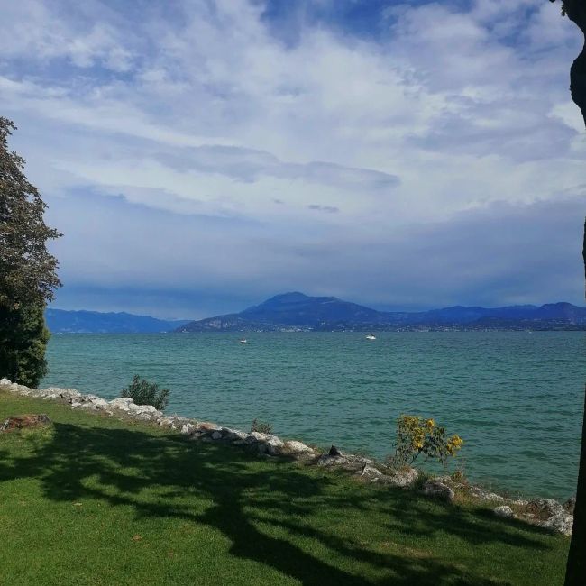 Ausblick auf den Gardasee aus Sirmione 