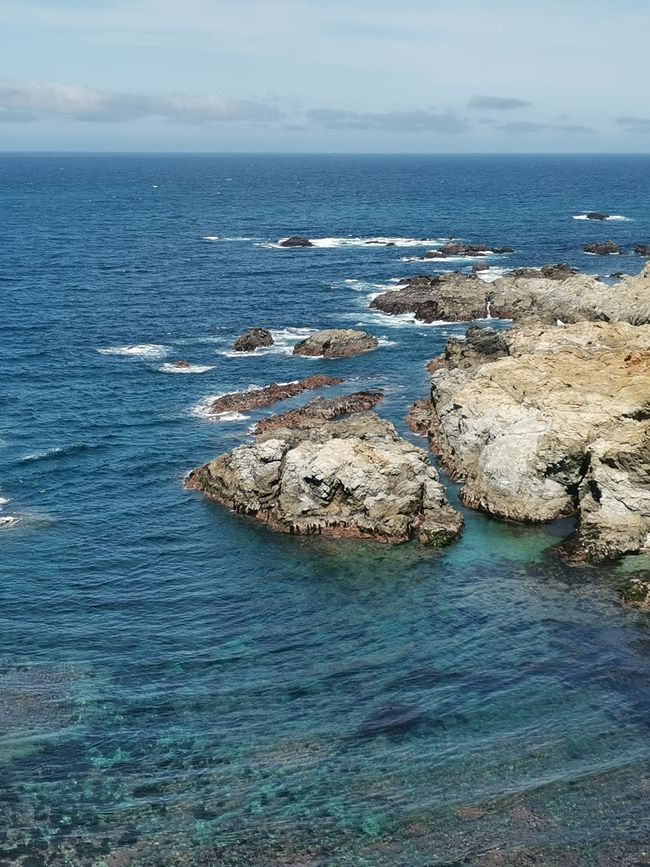 A lo largo de la costa oeste hasta Los Ángeles