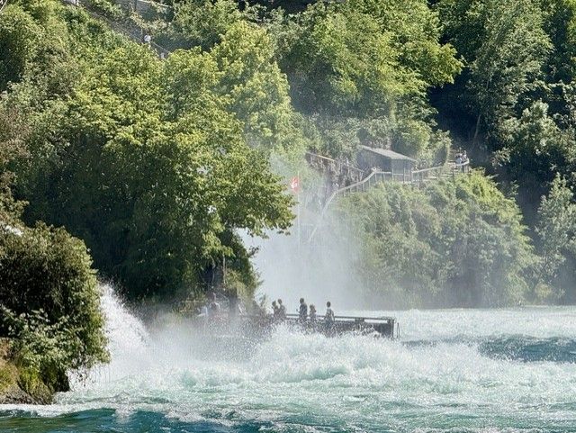 Viele möchten auf den Felsen