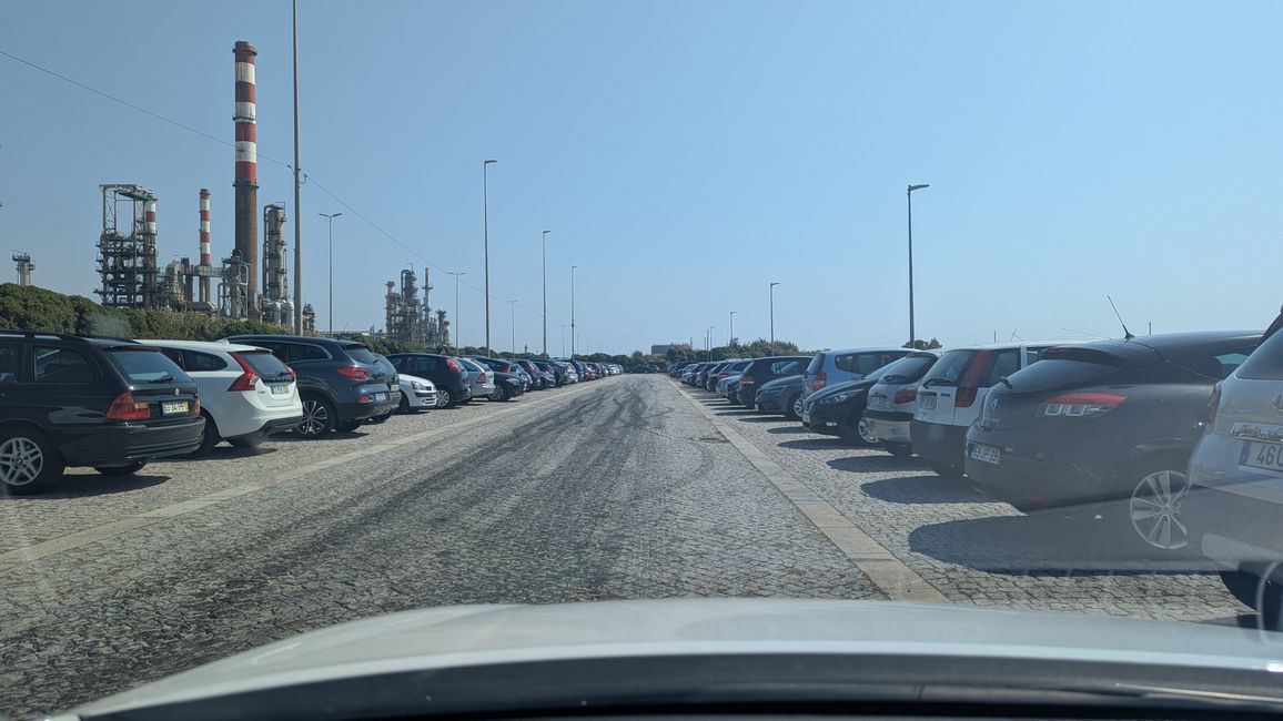 Parkplatz bei Praia do Aterro