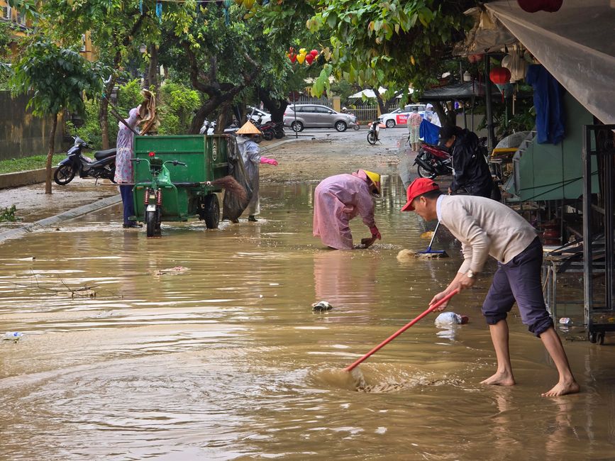 Hoi An - les travaux de nettoyage ont commencé