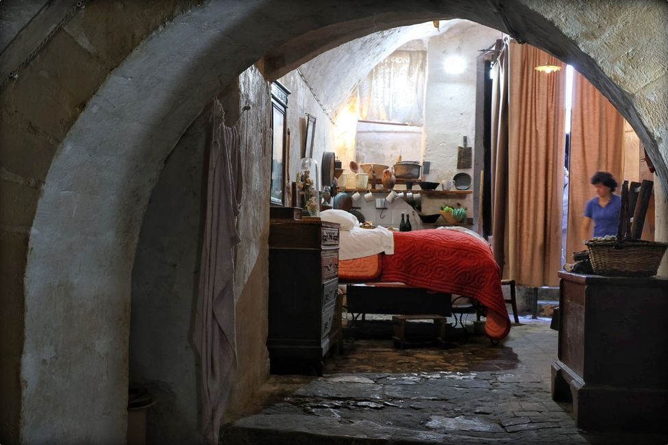 Wohnung der Sassi in Matera.