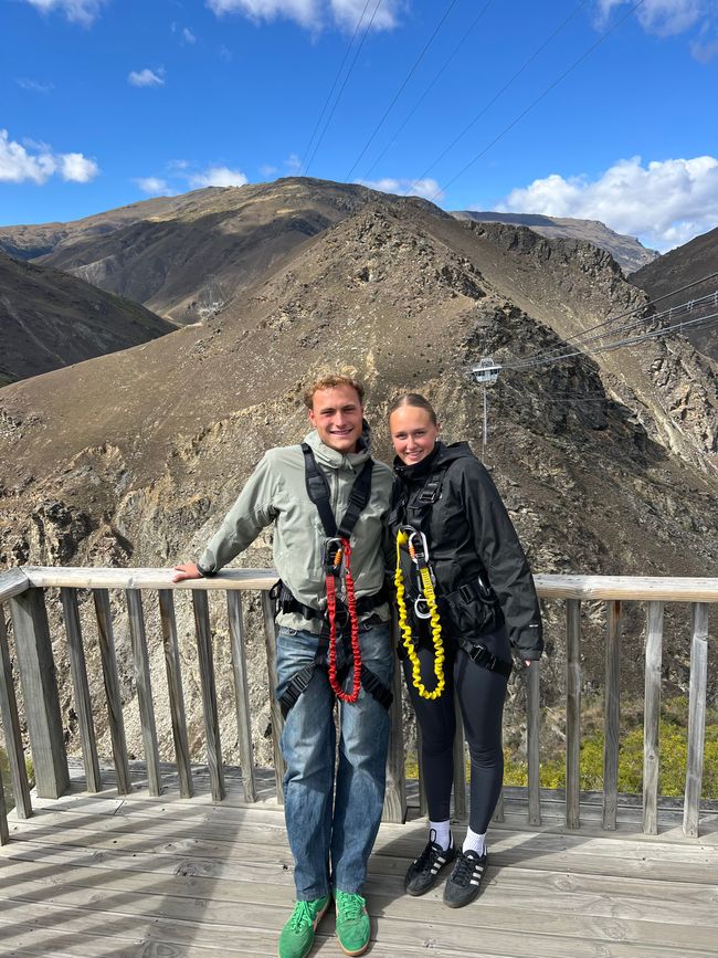 Bungyjump mit Leonie 