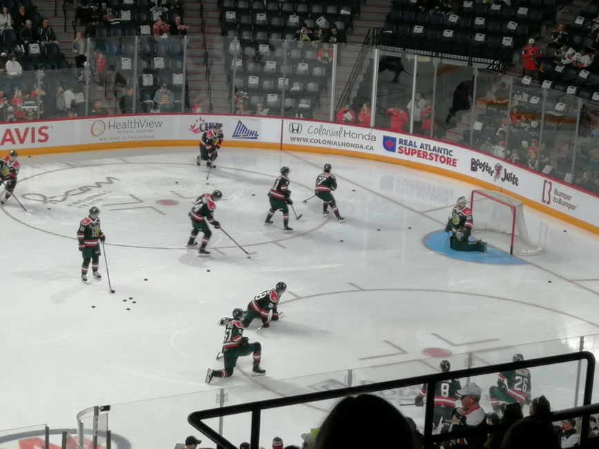 Halifax Mooseheads contra Cape Breton Eagles